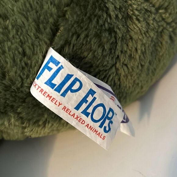 Mary Meyer Flip Flops Bullfrog Plush Stuffed Animal - Picture 2 of 9